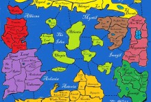 Fantasy Risk Map