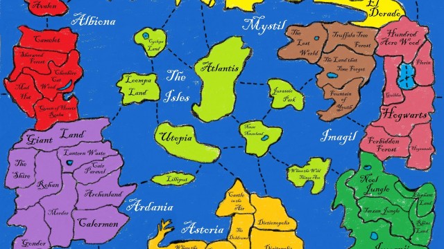 Fantasy Risk Map