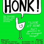 HONK poster limegreen2