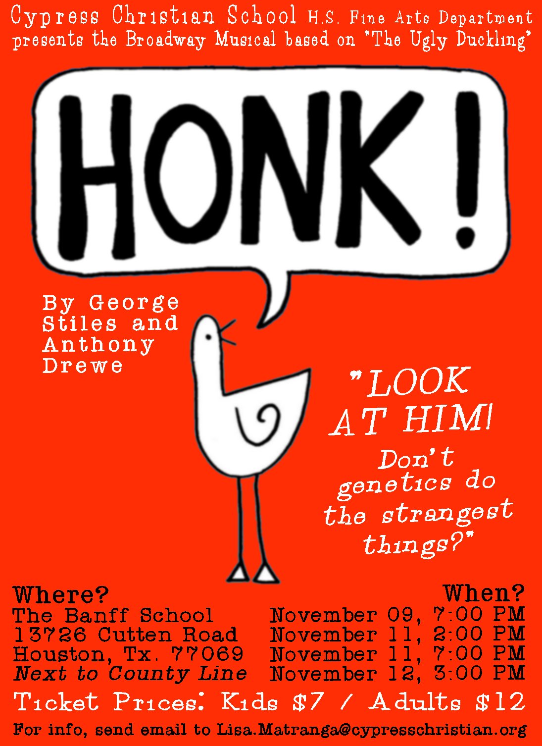 HONK poster red2
